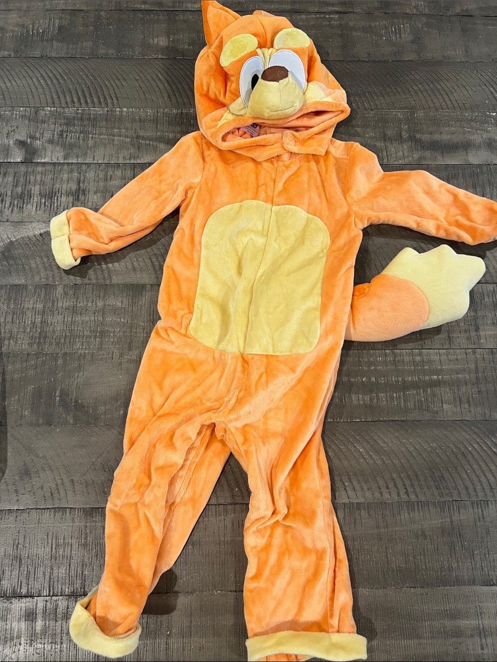 Spirit Bingo Infant Costume in Orange and Cream - Picture 2 of 5